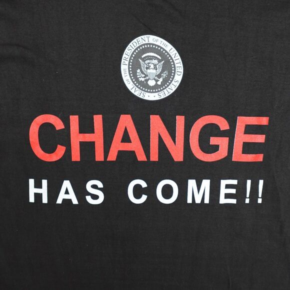 Vintage Obama Shirt Mens XL Black The First Family Graphic Tee Short Sleeve Y2K - Picture 6 of 9